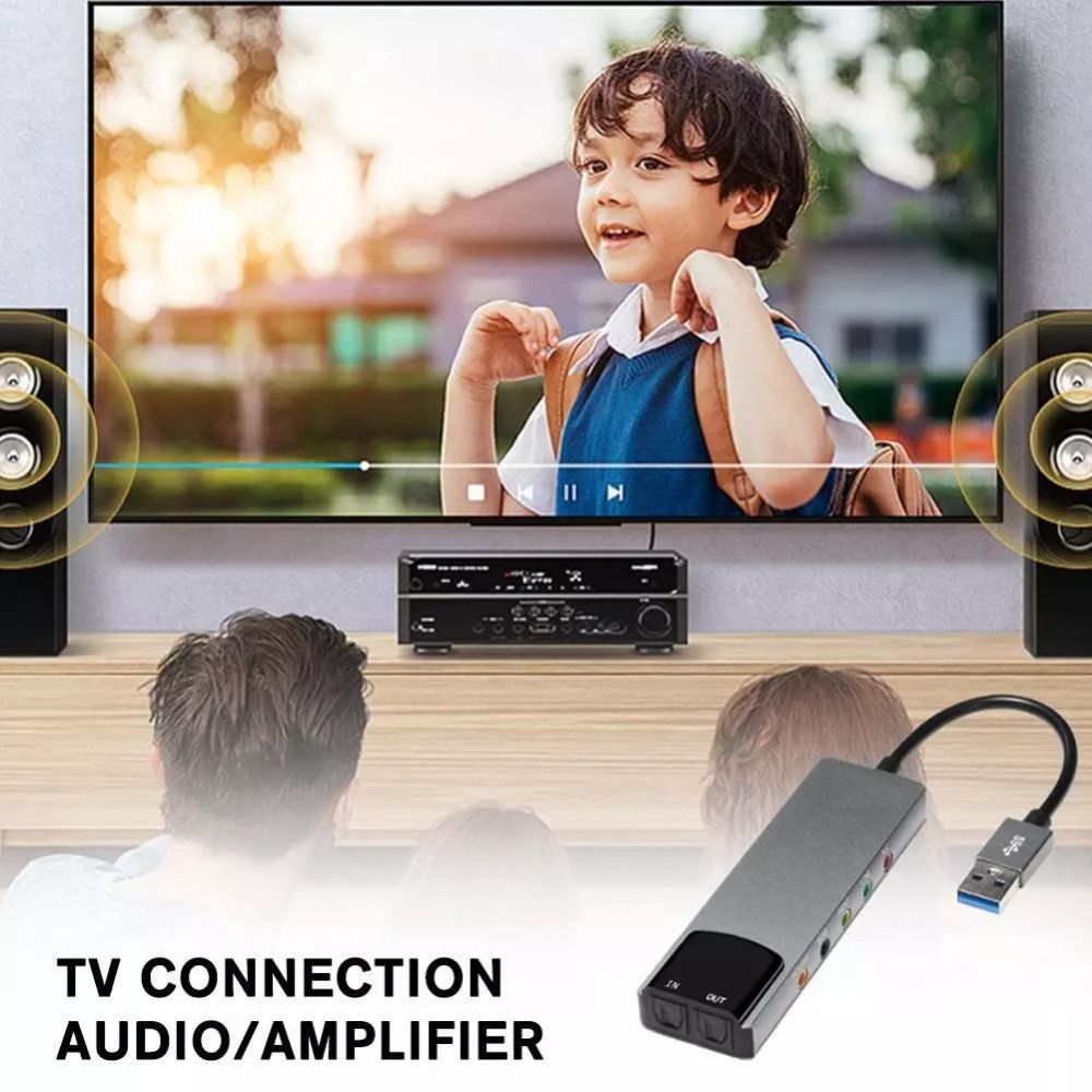 Gaming Console Pc - New USB Sound Card 7.1 5.1
