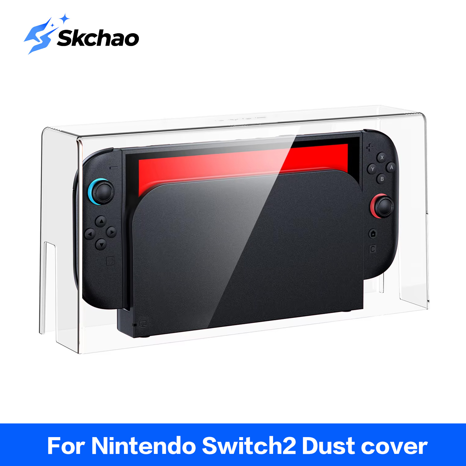 Gaming Console Display Case - New HD Dustproof Protective Shell for