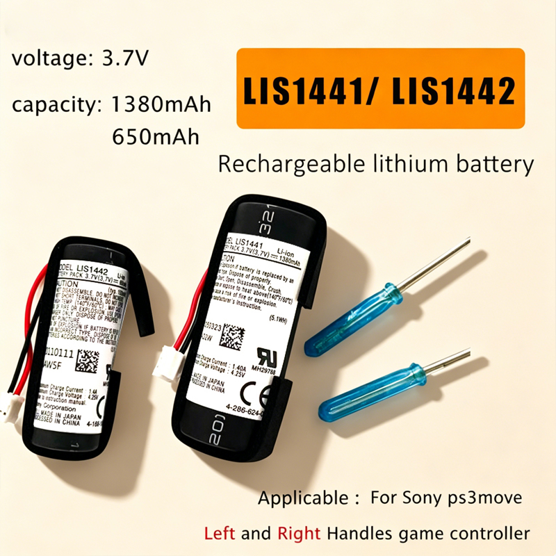 Gaming Console For Pc - LIS1441 LIS1442 Battery 1380mAh/650mAh Rechargeable Lithium