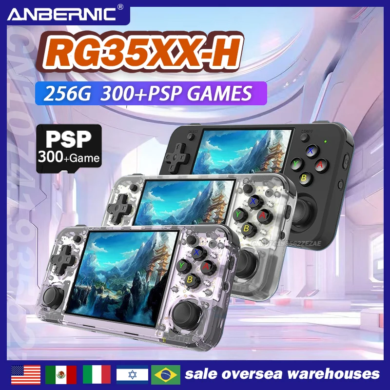 Gaming Console Linux - ANBERNIC RG35XX H Hand-held Consoles 3.5-inch