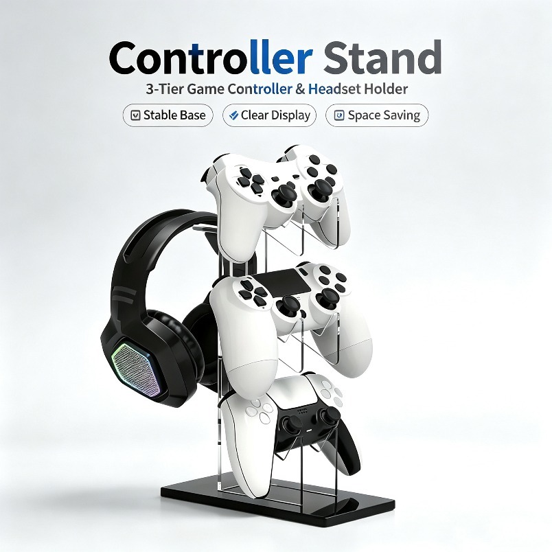 Gamepad Stand 3 Tier Headset H - Gaming Console Headset recension och pris