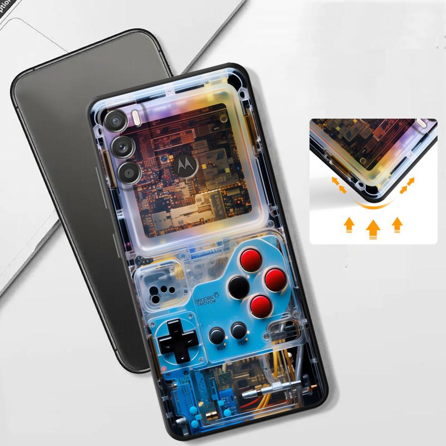 Retro Gaming Console Case for  - Gaming Console Logo recension och pris