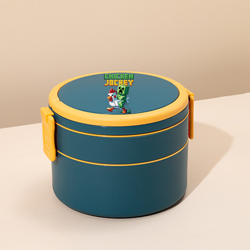 Game Theme Double Layer Lunch  - Gaming Console With Minecraft recension och pris