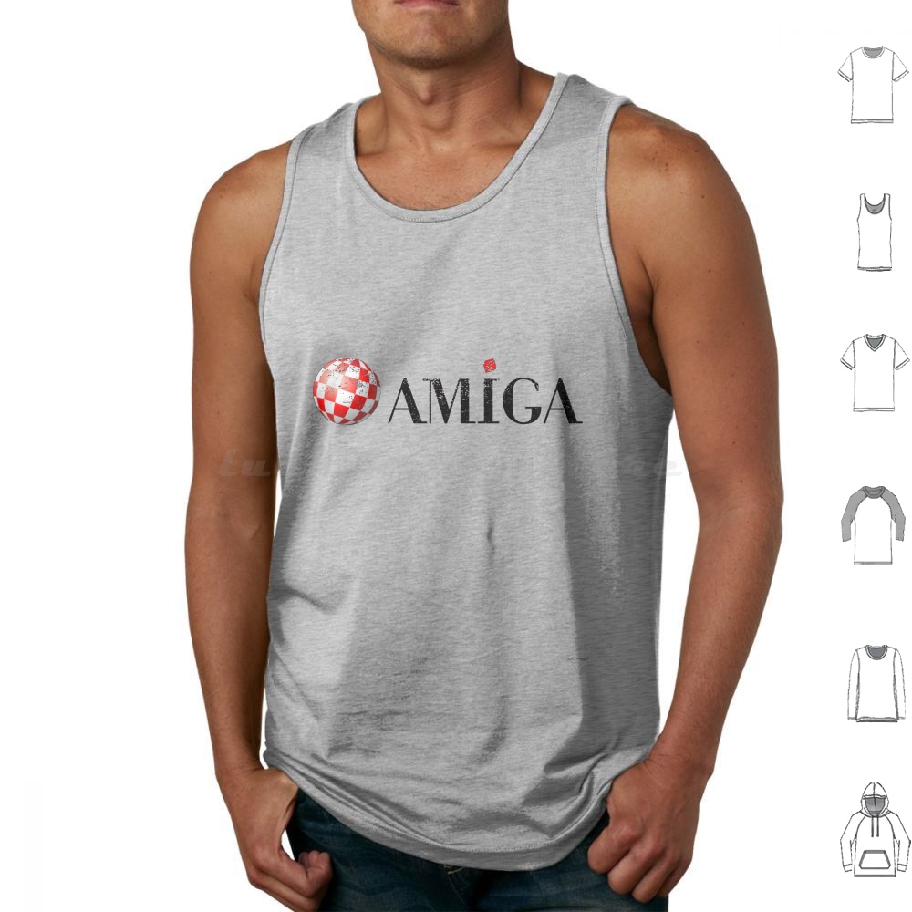 Amiga Tank Tops Print Cotton A - Gaming Console Logo recension och pris