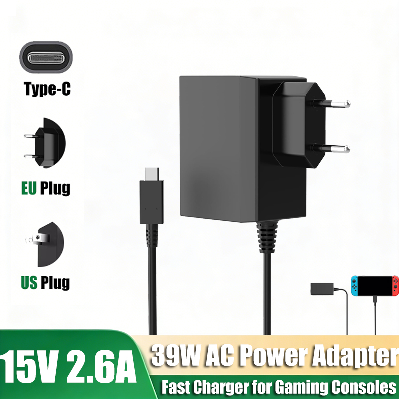 AC 100–240V Type-C Charger 15V - Gaming Console Type recension och pris