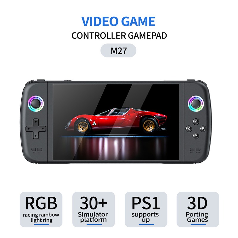M27 Portable Pocket Retro Hand - Gaming Console Linux recension och pris