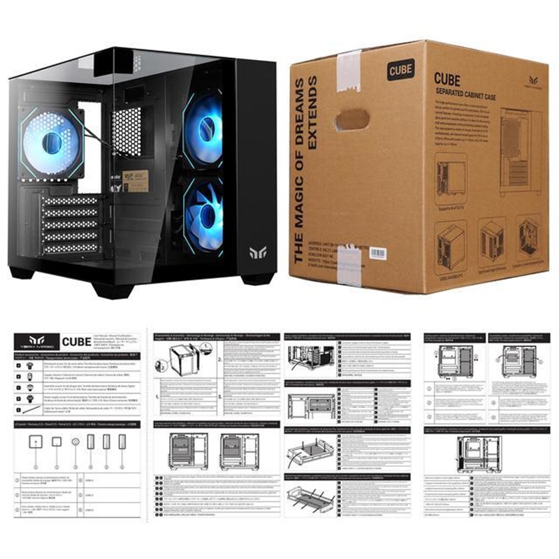 Yeah Magic Cube MATX High-Styl - Gaming Console Cube recension och pris