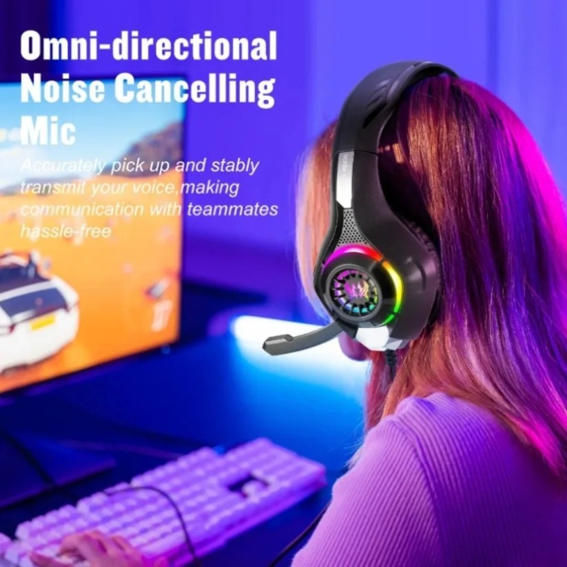Wired Gaming Headphones with M - Gaming Console Headset recension och pris