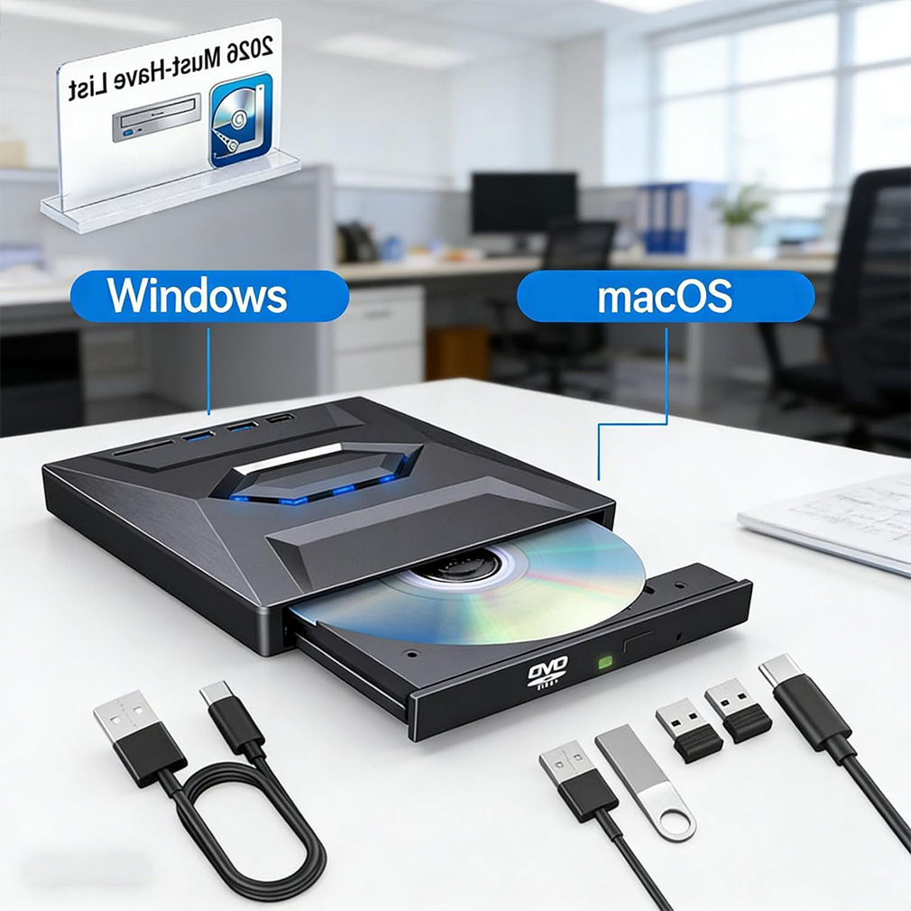 Hot 7-in-1 DVD BD CD Burner US - Gaming Console Pc recension och pris