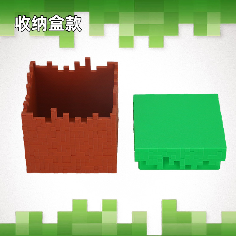 10cm Minecraft Grass Cube Them - Gaming Console With Minecraft recension och pris