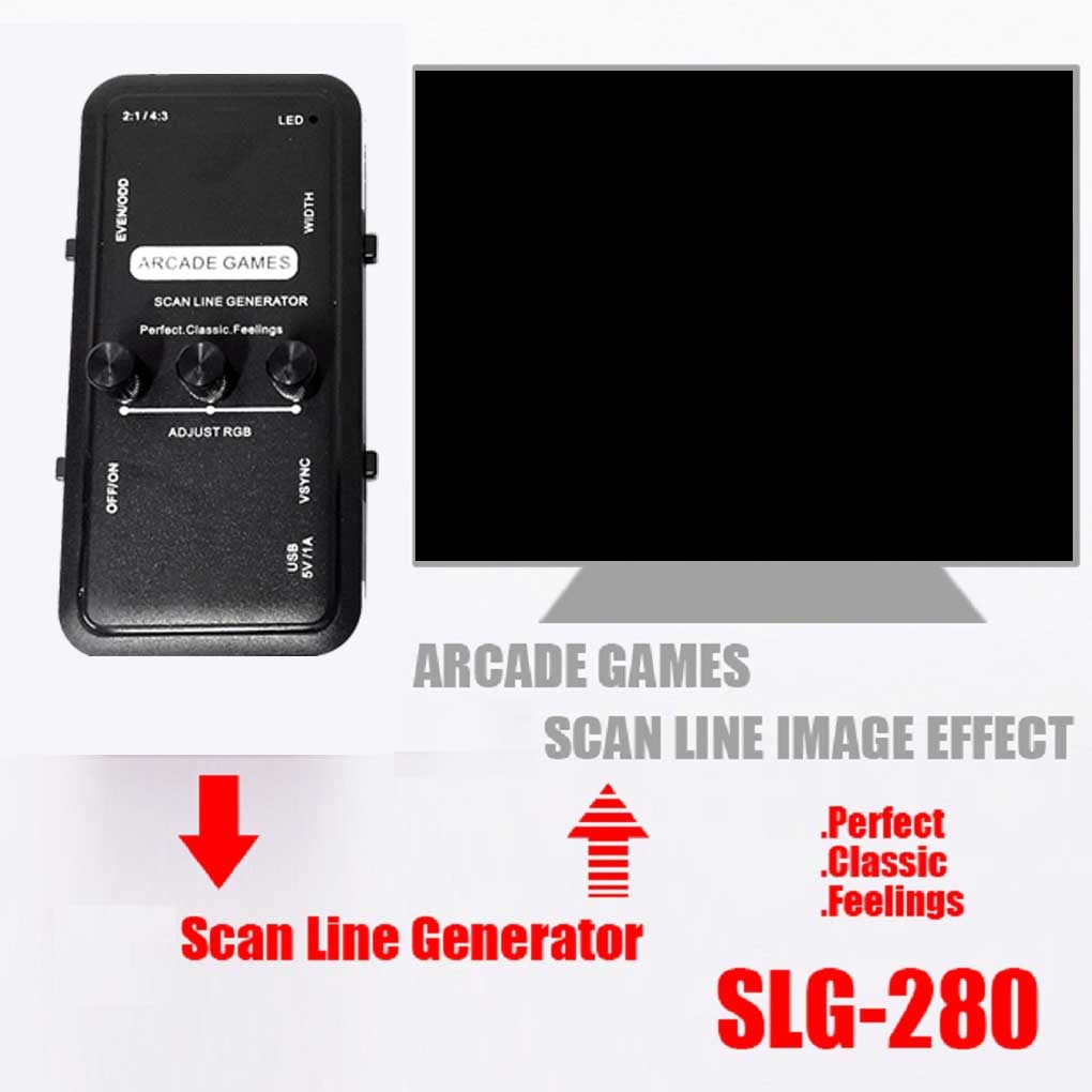 Adjustable Scanline Generator  - Gaming Console Generations recension och pris