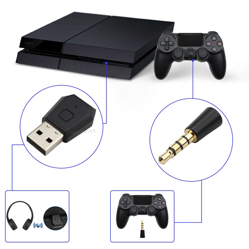 USB Wireless Adapter Receiver  - Gaming Console Headset recension och pris