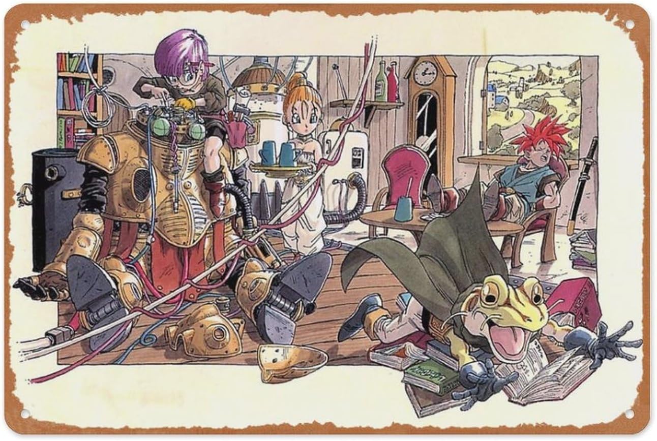 Retro Game Metal Sign - Chrono - Gaming Consoles recension och pris