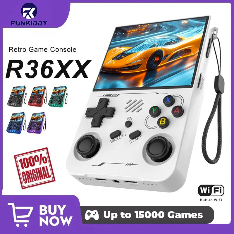 FUNKIDDY R36XX Game Console AR - Gaming Console Linux recension och pris