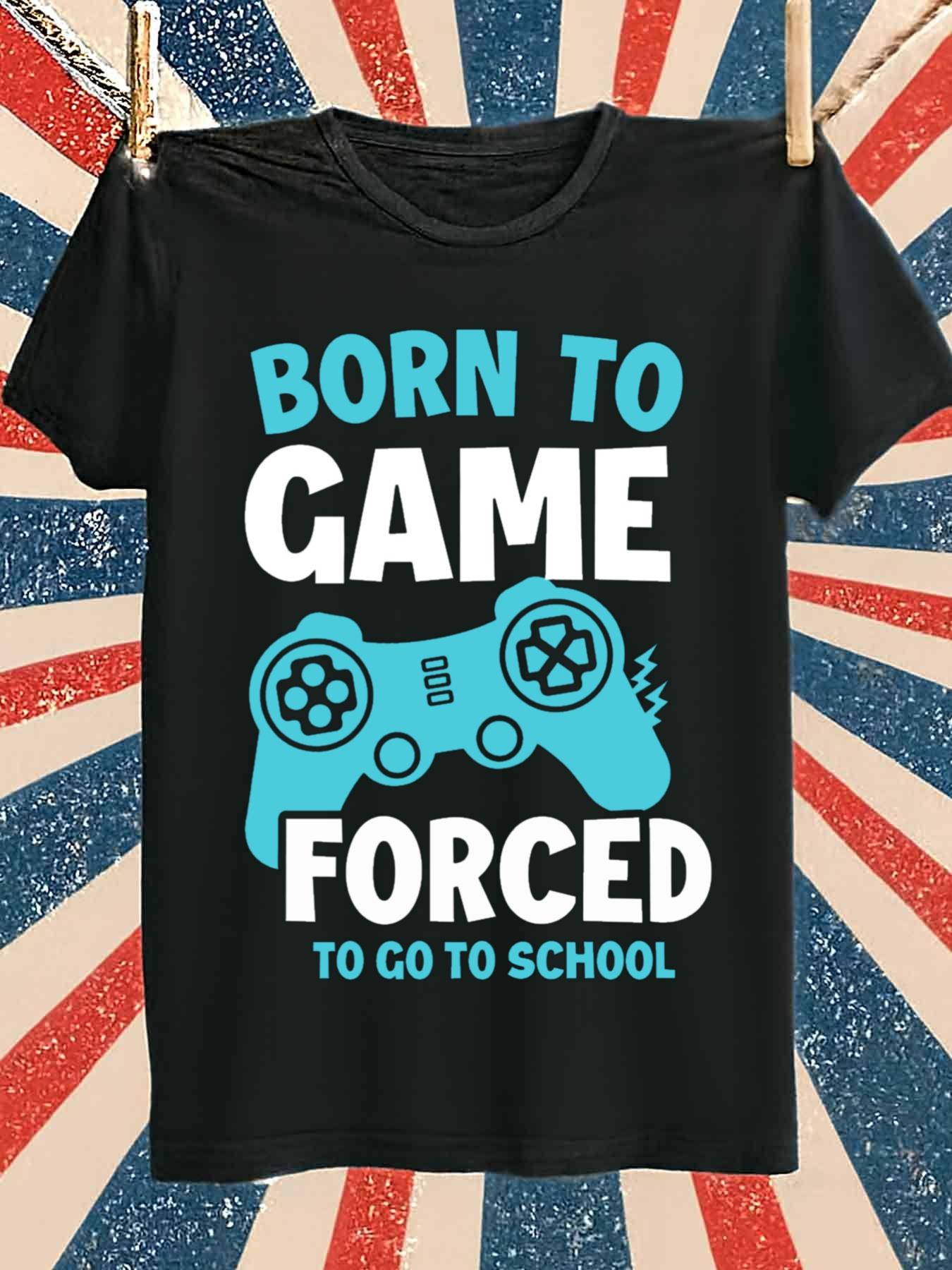 Born to Game Men's Gaming T-Sh - Gaming Console Logo recension och pris