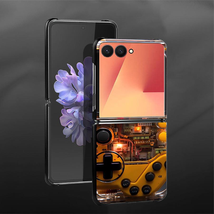 Case for Samsung Galaxy Z Flip - Gaming Console Logo recension och pris