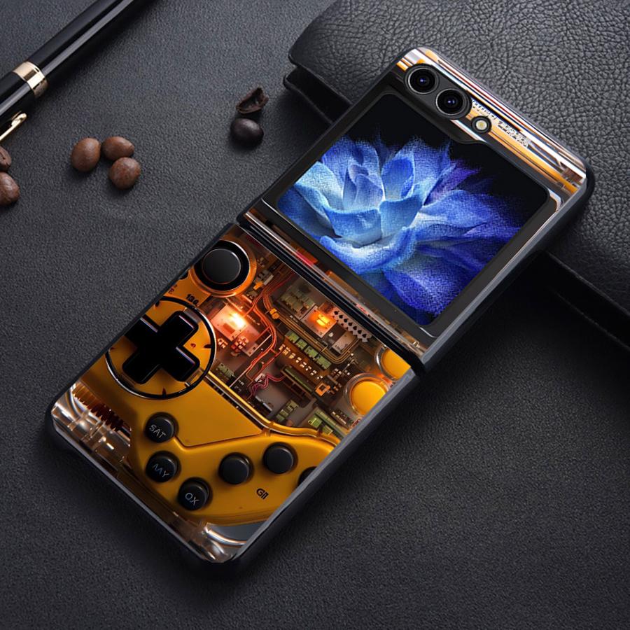 Case for Samsung Galaxy Z Flip - Gaming Console Logo recension och pris
