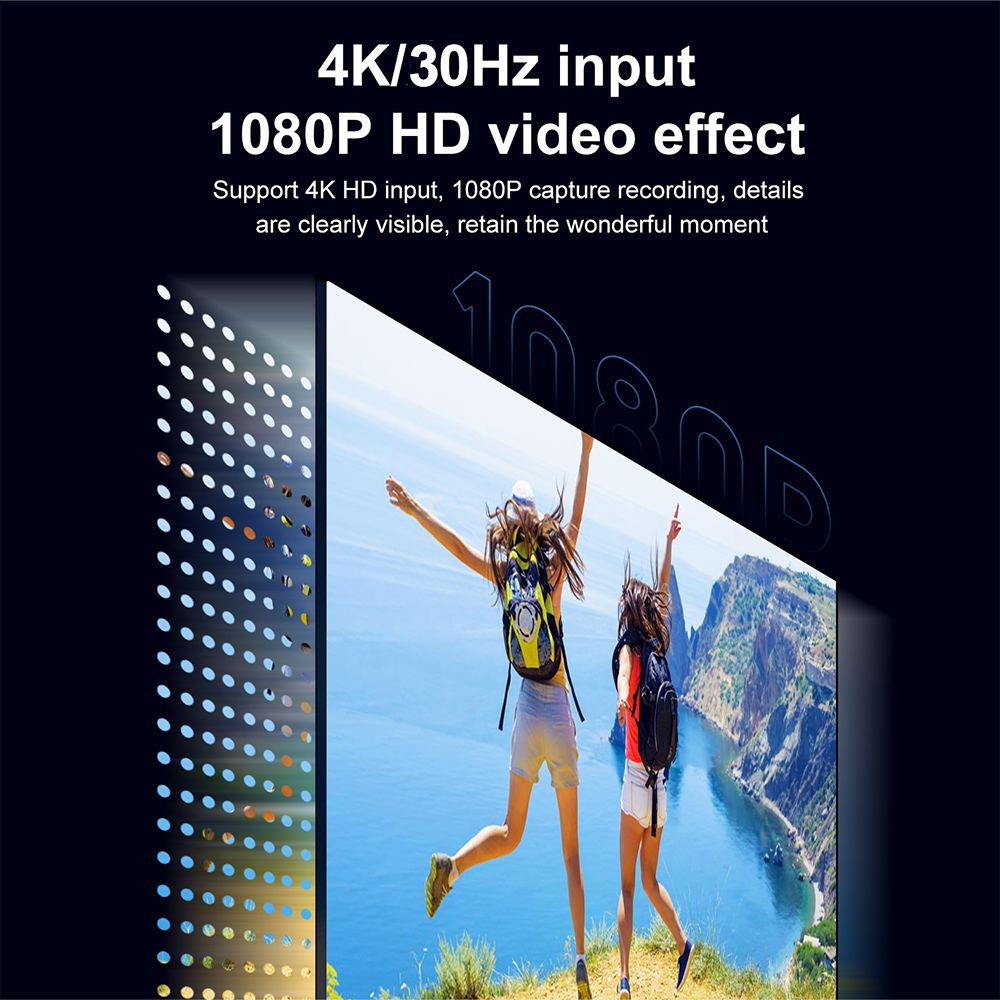 4K HDMI-compatible USB Video C - Gaming Console Pc recension och pris