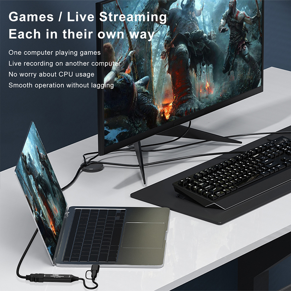 4K HDMI-compatible USB Video C - Gaming Console Pc recension och pris
